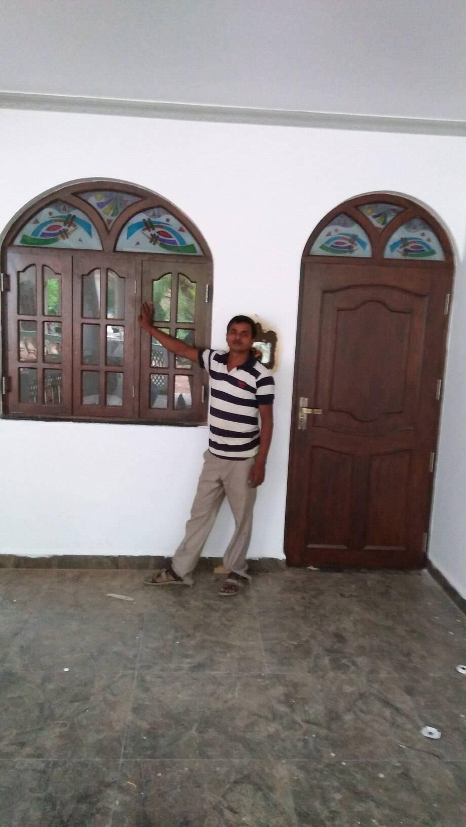 Arched Wooden Door & Window — Carpentry
